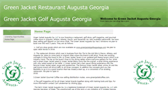 Desktop Screenshot of greenjacketaugustageorgia.com