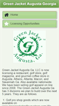 Mobile Screenshot of greenjacketaugustageorgia.com